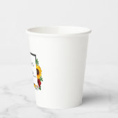 Traditioneel bloemig Vrijgezellenfeest Papieren Bekers (Links)