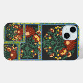 Traditioneel bloemmotief in volkskunststijl met Case-Mate iPhone case (Achterkant (horizontaal))