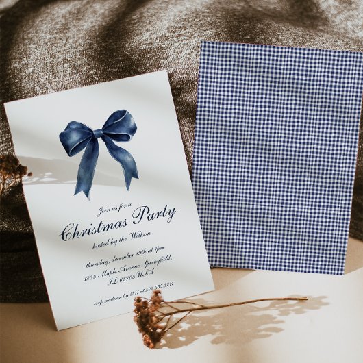 Traditioneel Blue Knot kerstfeest Kaart