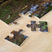 Traditioneel boerderij "foie gras gans" legpuzzel (Zijkant)