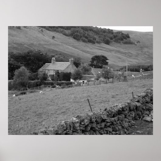 "Traditioneel Boerderij House" Poster (Voorkant)