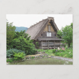 Traditioneel boerenhuis: Shirakawa-go, Japan Briefkaart