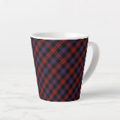 Traditioneel bruin Grady Highland Plaid Latte Mok (Rechterhoek)