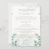 Traditioneel BYZANTIJNS Kruis Groene Huwelijk Kaart (Voorkant)