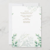 Traditioneel BYZANTIJNS Kruis Groene Huwelijk Kaart (Achterkant)