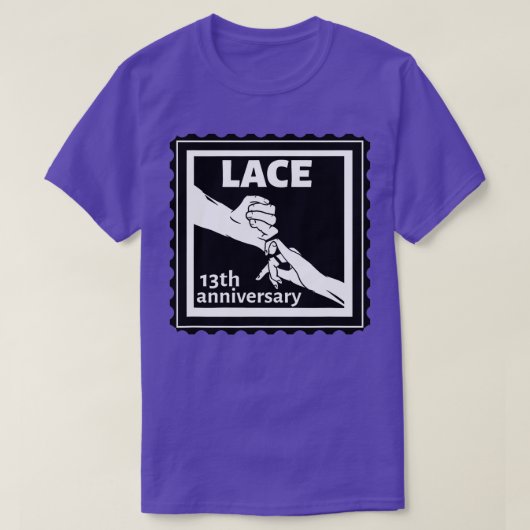 Traditioneel cadeau voor 13e bruiloft t-shirt (Design voorkant)