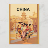 Traditioneel China Briefkaart (Voorkant)