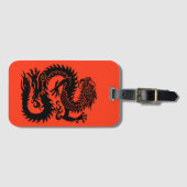 Traditioneel Chinees Bagagelabel (Voorkant (horizontaal))