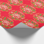 Traditioneel Chinees borduurwerk Cadeaupapier (Hoek)