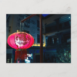 Traditioneel Chinees Briefkaart van de Lantaarn