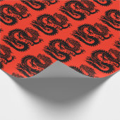 Traditioneel Chinees drakenpapier Cadeaupapier (Hoek)