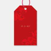 Traditioneel Chinees Dubbel Geluk Bruiloft Label Cadeaulabel (Achterkant)