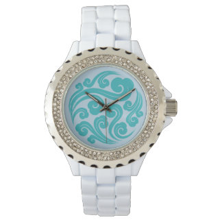 traditioneel Chinees gunstig wolkenpatroon Horloge