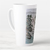 Traditioneel Chinees Inkt Schilderen Latte Mok (Linkerhoek)