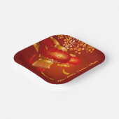 Traditioneel Chinees Nieuwjaar Dragon Party Platea Papieren Bordje (Gebogen)