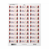 Traditioneel Chinees patroon in het jaar van de ti Etiket (Full Sheet)