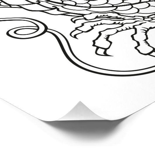 Traditioneel Chinees Poster (Hoek)