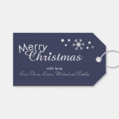 Traditioneel - Classic Blue  cadeau Labels Cadeaulabel (Voorkant (Horizontaal))