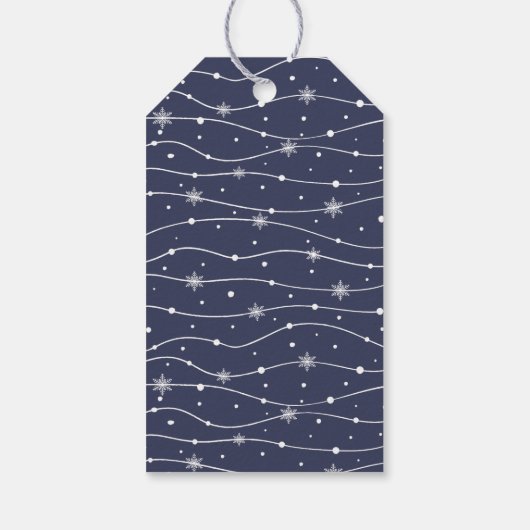 Traditioneel - Classic Blue  cadeau Labels Cadeaulabel (Achterkant)