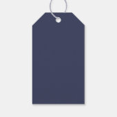Traditioneel - Classic Blue - Minimalistische cade Cadeaulabel (Achterkant)