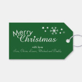 Traditioneel - Classic Green  cadeau Labels Cadeaulabel (Voorkant (Horizontaal))