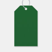 Traditioneel - Classic Green - Minimalistische cad Cadeaulabel (Achterkant)