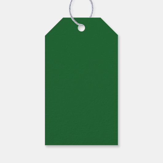 Traditioneel - Classic Green - Minimalistische cad Cadeaulabel (Achterkant)