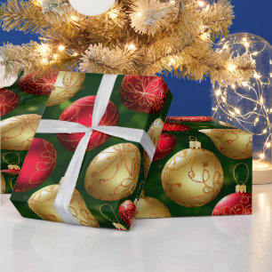 Traditioneel Collectie van de Rode en de Gouden Va Cadeaupapier