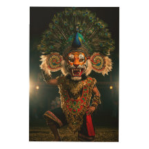 Traditioneel Cultureel Masker Muurkunst - Exotisch