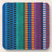 Traditioneel de stoffenweefsel van Guatemala Drankjes Onderzetter (Voorkant)