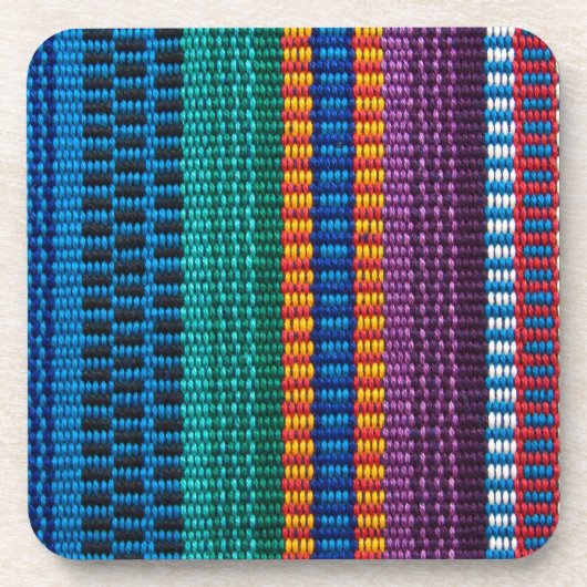 Traditioneel de stoffenweefsel van Guatemala Drankjes Onderzetter (Voorkant)