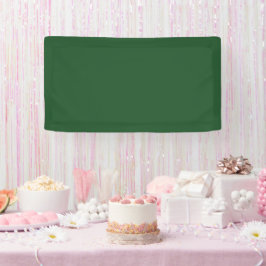 Traditioneel - Donkergroene banner