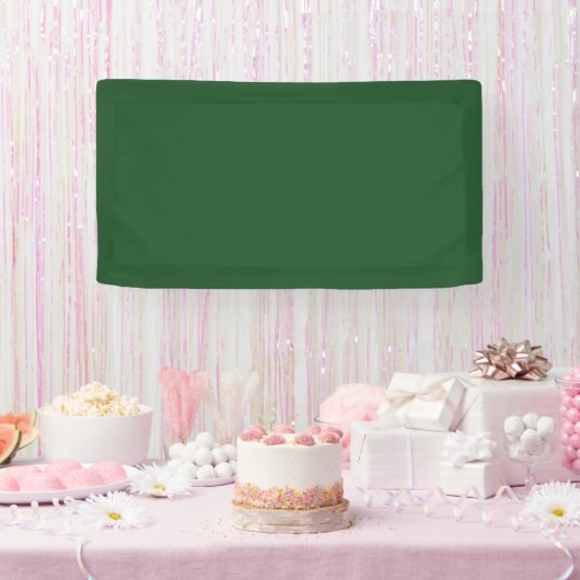 Traditioneel - Donkergroene banner (Feest)
