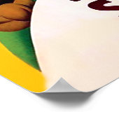 Traditioneel dorp in Slovenië, Joegoslavië Poster (Hoek)