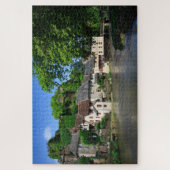 Traditioneel dorp Segur-le-Chateau in Frankrijk Legpuzzel (Verticaal)