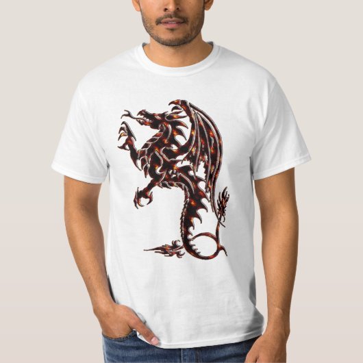 Traditioneel Dragon T-shirt (Voorkant)