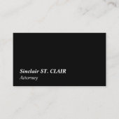 Traditioneel, en klassiek Visitekaartje (Voorkant)