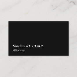 Traditioneel,  en klassiek Visitekaartje