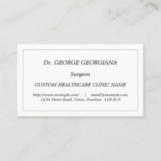 Traditioneel, en Klassiek Visitekaartje