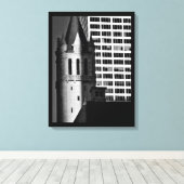 Traditioneel en modern canvas afdruk (Insitu (Houten vloer))