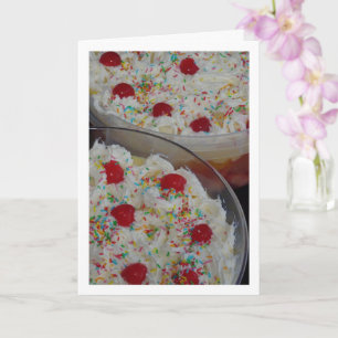 Traditioneel Engels Trifle Nagerecht Keuken Kaart