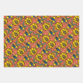 Traditioneel Ests  bloemenborduurwerk Inpakpapier Vel (Voorkant 2)