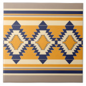 Traditioneel, etnisch, rustisch, , geometrisch tegeltje (Voorkant)