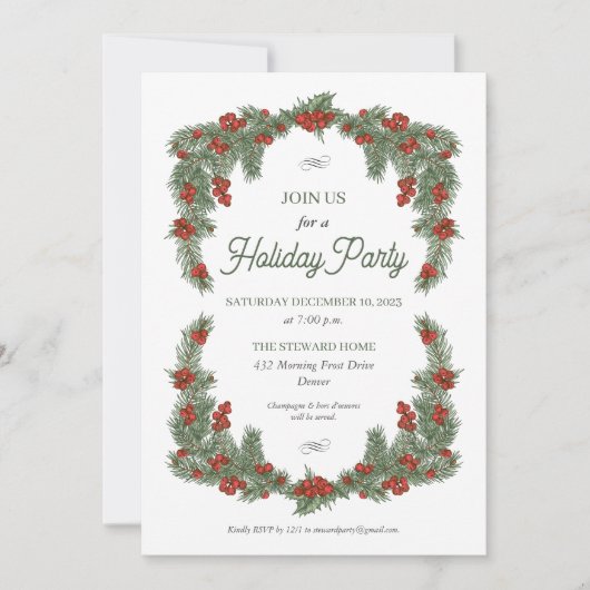 Traditioneel feest kaart (Voorkant)