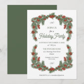 Traditioneel feest kaart (Voorkant / Achterkant)