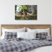 Traditioneel foie gras ganzen boerderij canvas afdruk (Insitu (Slaapkamer))