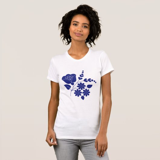 Traditioneel Folk Pattern T-shirt (Voorkant volledig)