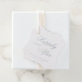 Traditioneel formeel elegant huwelijk bedankjes labels (Met doos)