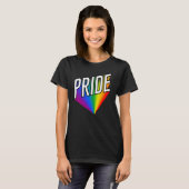 Traditioneel Gay Pride Vlag T-shirt (Voorkant volledig)