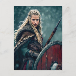 Traditioneel geklede Vikingvrouwen Briefkaart